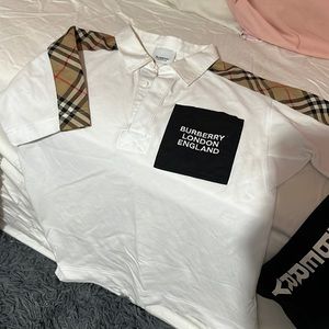 Burberry boys shirt 14y worn twice good condition